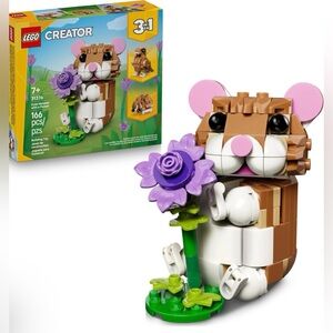 LEGO NWT 3-in-1 Build a Hamster with Flower, Hedgehog or Eagle with Egg